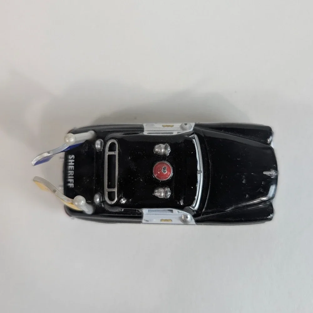 Disney Pixar Cars Sheriff Diecast Police Car with Dinoco & 95 Flags Mattel Rare